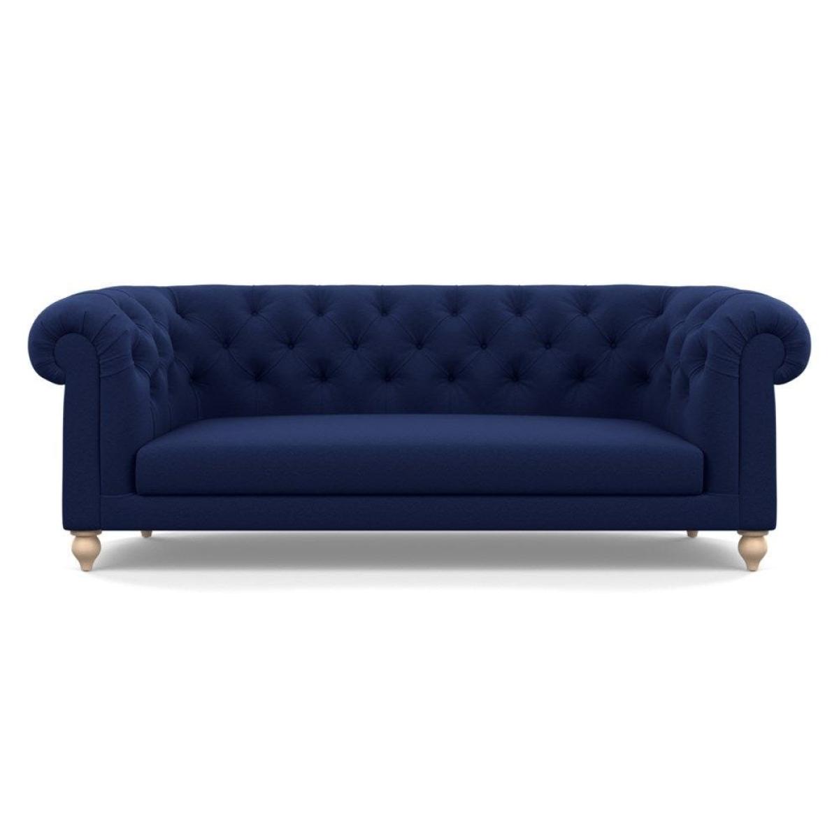 Heal's Fitzrovia 3 Seater Sofa Capelo Linen-Cotton Rosedale Stained Feet – image 77