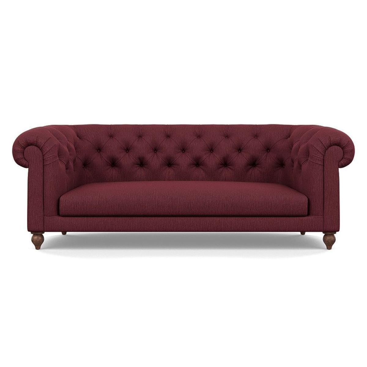 Heal's Fitzrovia 3 Seater Sofa Capelo Linen-Cotton Rosedale Stained Feet – image 9