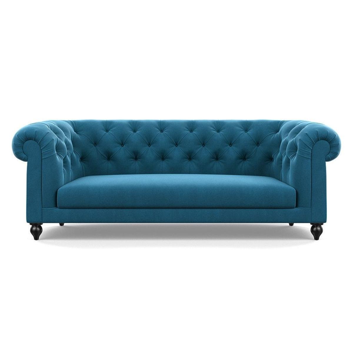 Heal's Fitzrovia 3 Seater Sofa Capelo Linen-Cotton Rosedale Stained Feet – image 82