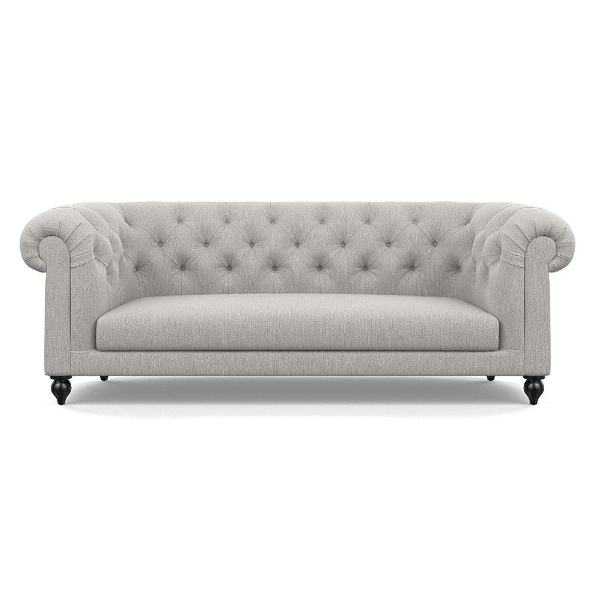 Heal's Fitzrovia 3 Seater Sofa Capelo Linen-Cotton Rosedale Stained Feet – image 85