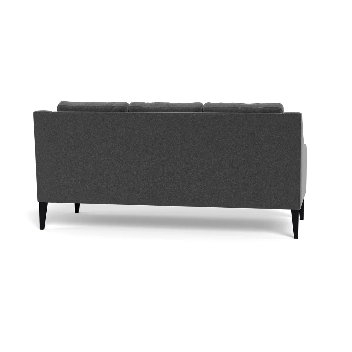 Heal's Richmond 3 Seater Sofa Melton Wool Granite Natural Ash Feet - Heal's UK Furniture – image 5