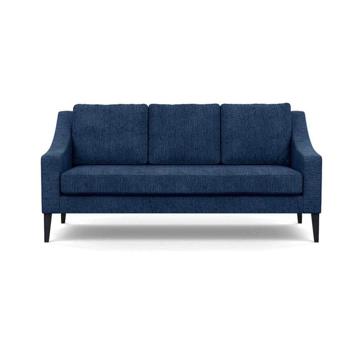 Heal's Richmond 3 Seater Sofa Broad Weave Lagoon Black Feet – image 2