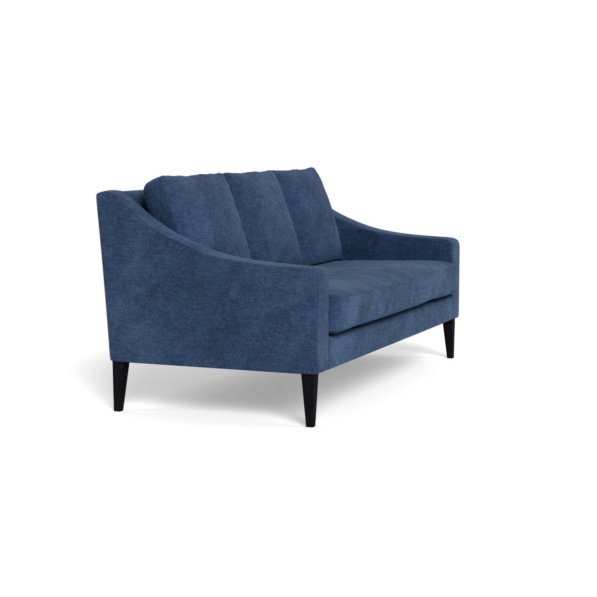 Heal's Richmond 3 Seater Sofa Broad Weave Lagoon Black Feet – image 3