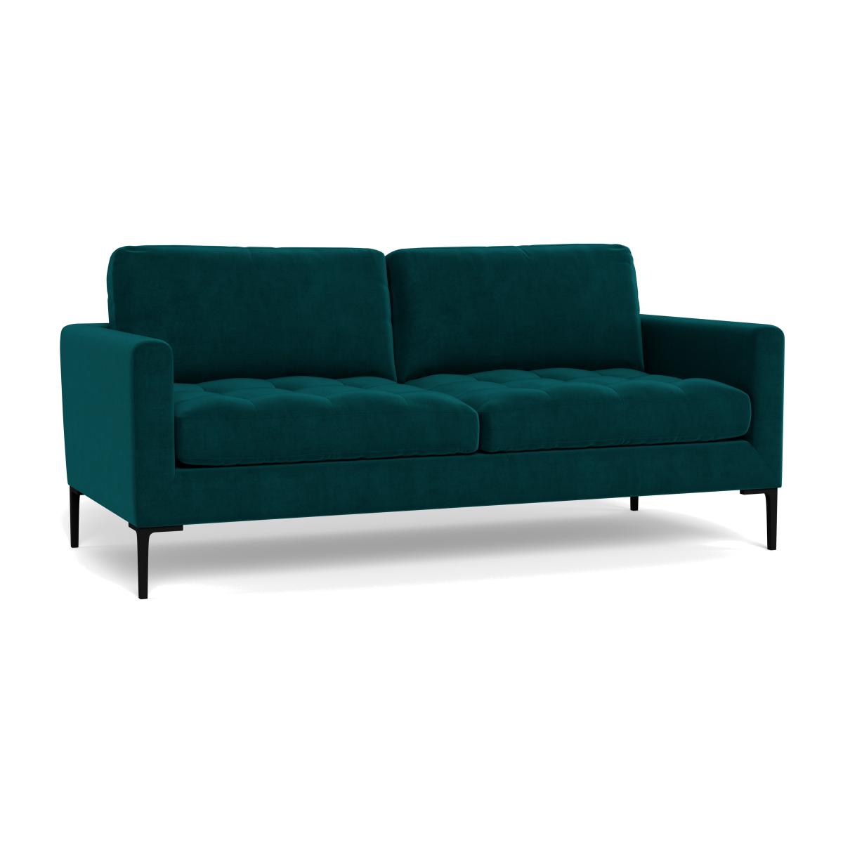 Heal's Eton 3 Seater Sofa Texture Soot Black Feet – image 1