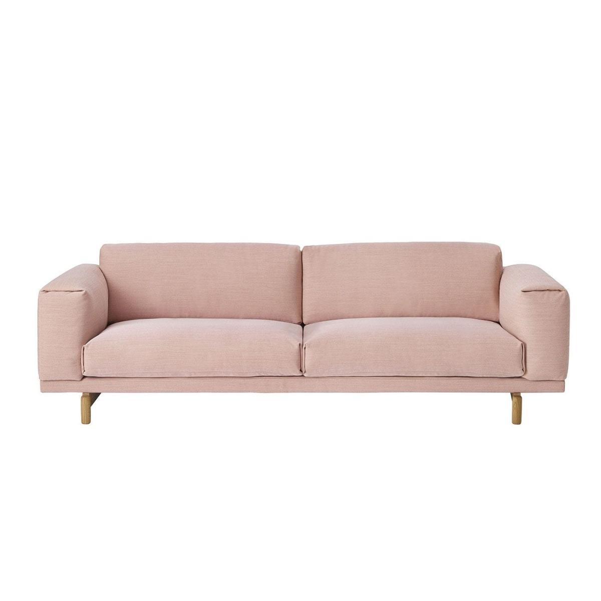 Muuto Rest 3 Seater Sofa Kvadrat Hallingdal 153 Mid grey - Heal's UK Furniture – image 3