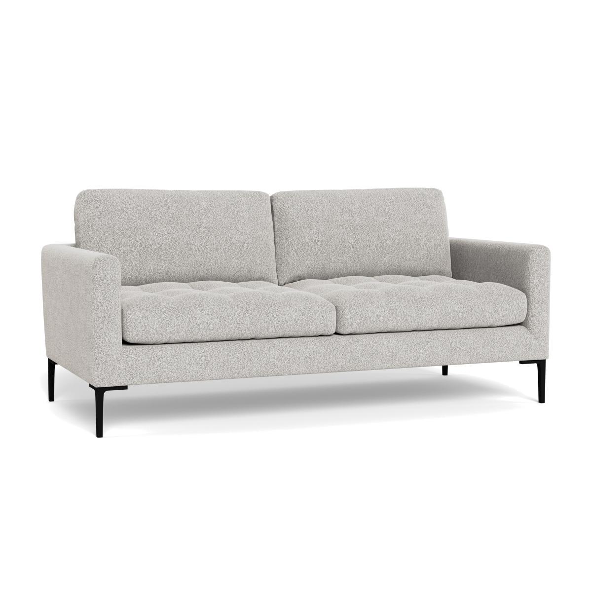 Heal's Eton 3 Seater Sofa Chunky Boucle Ecru Brass Feet - Heal's UK Furniture – image 1