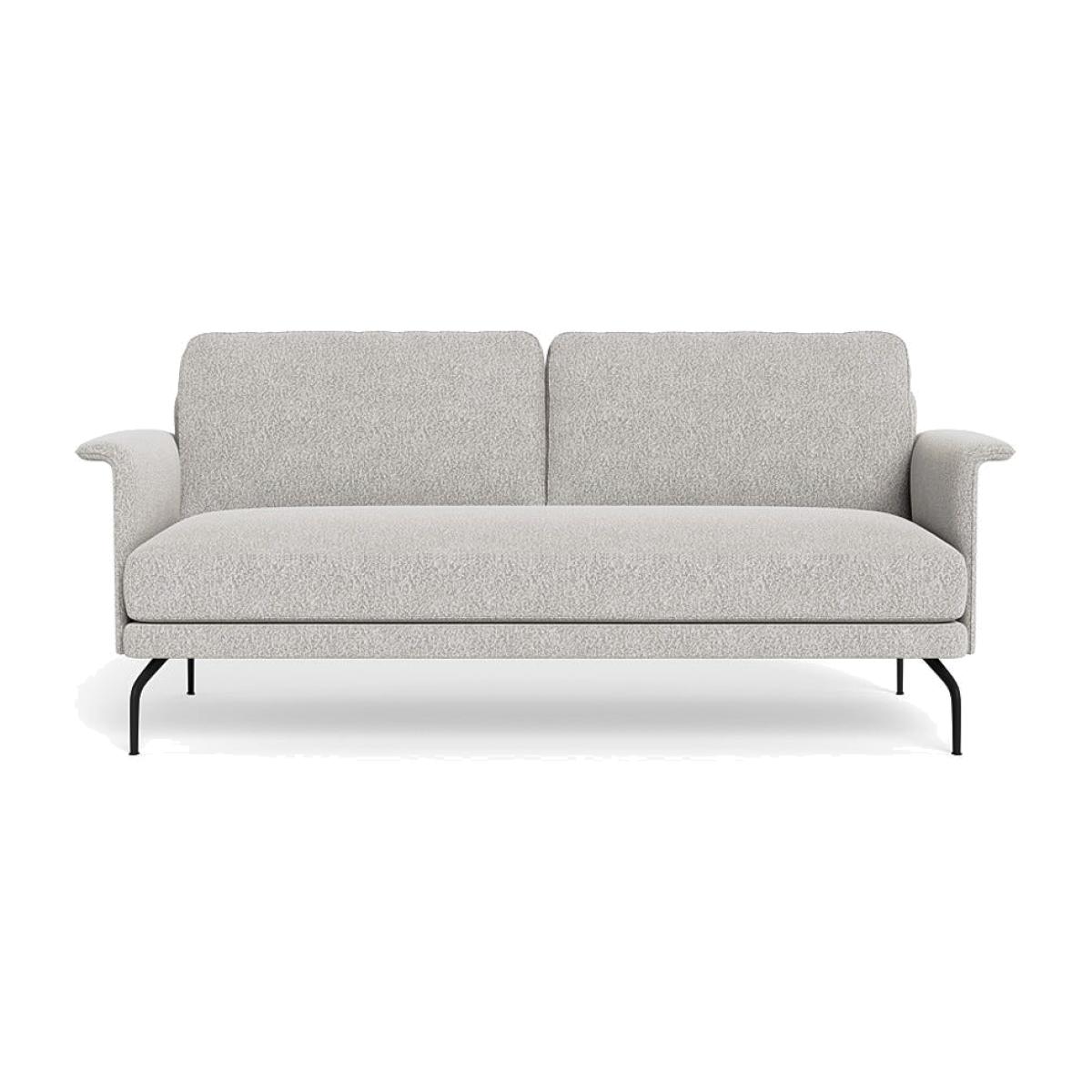 Heal's Iver 3 Seater Sofa Chunky Boucle Ecru Black Feet