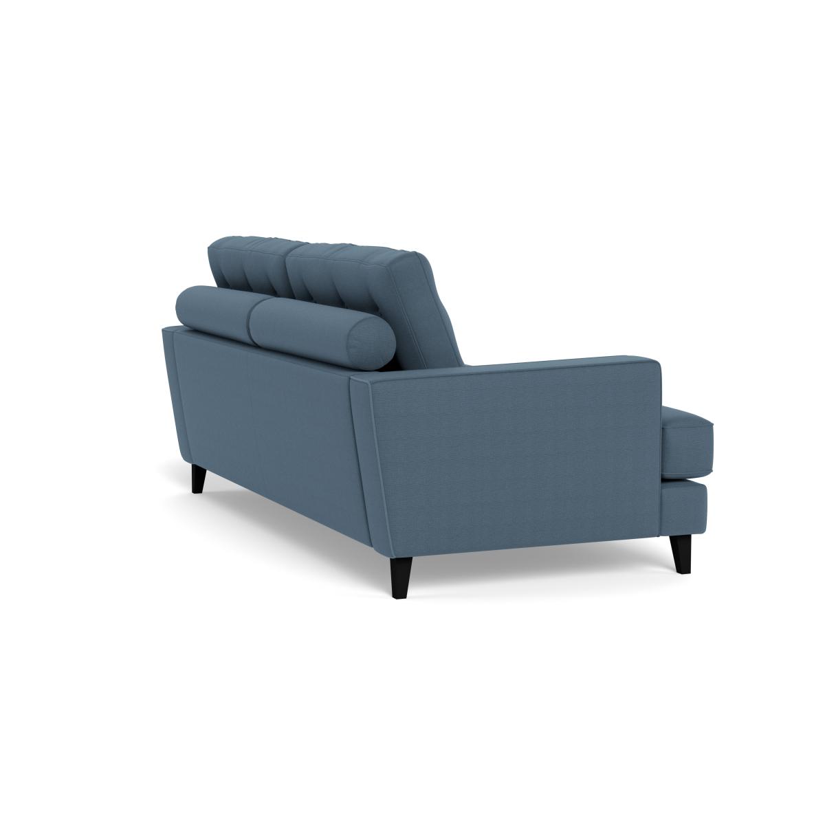 Heal's Mistral 3 Seater Sofa Capelo Linen Mineral Black Feet – image 5