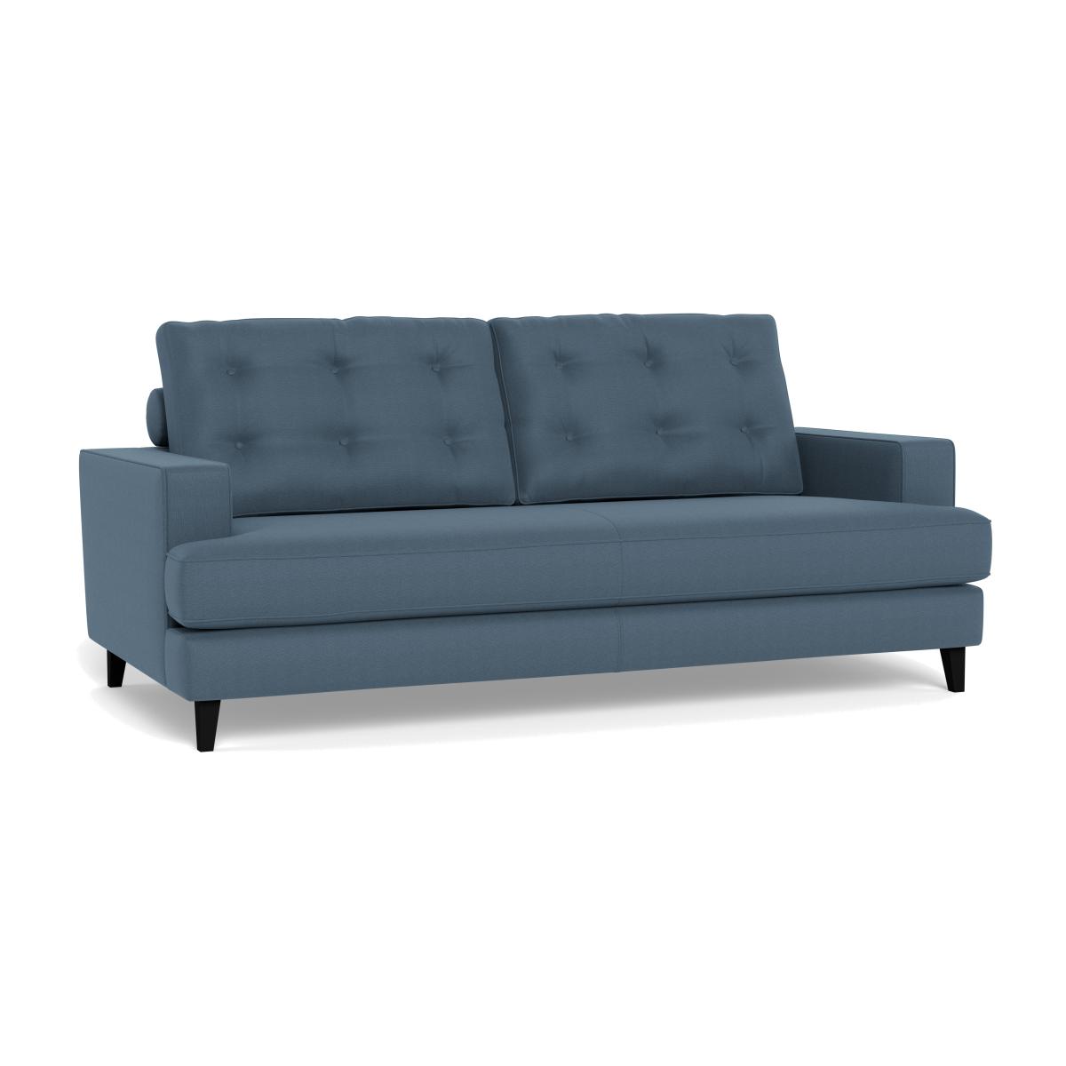 Heal's Mistral 3 Seater Sofa Capelo Linen Mineral Black Feet – image 1