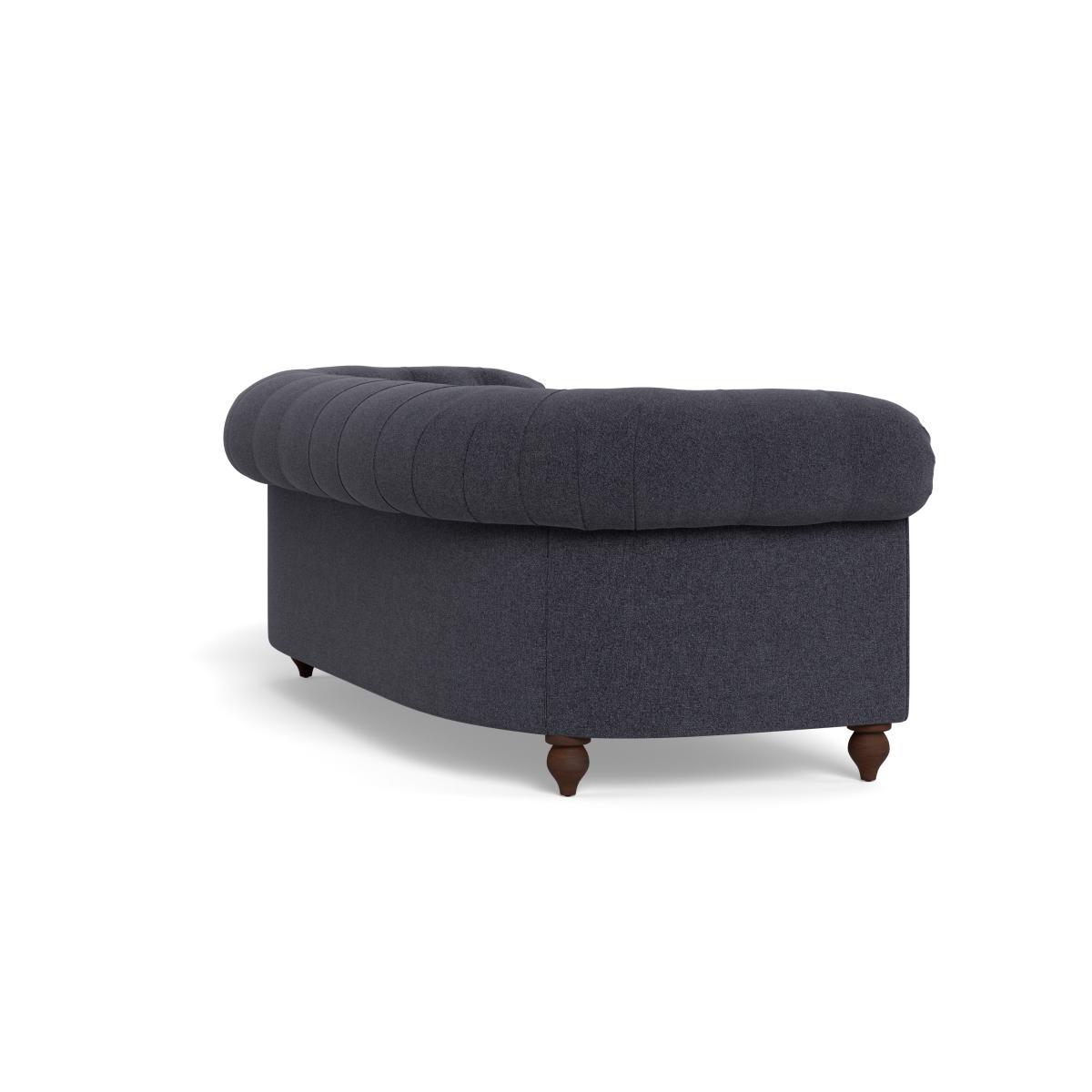 Heal's Fitzrovia 3 Seater Sofa Texture Soot Black Feet - Heal's UK Furniture – image 4