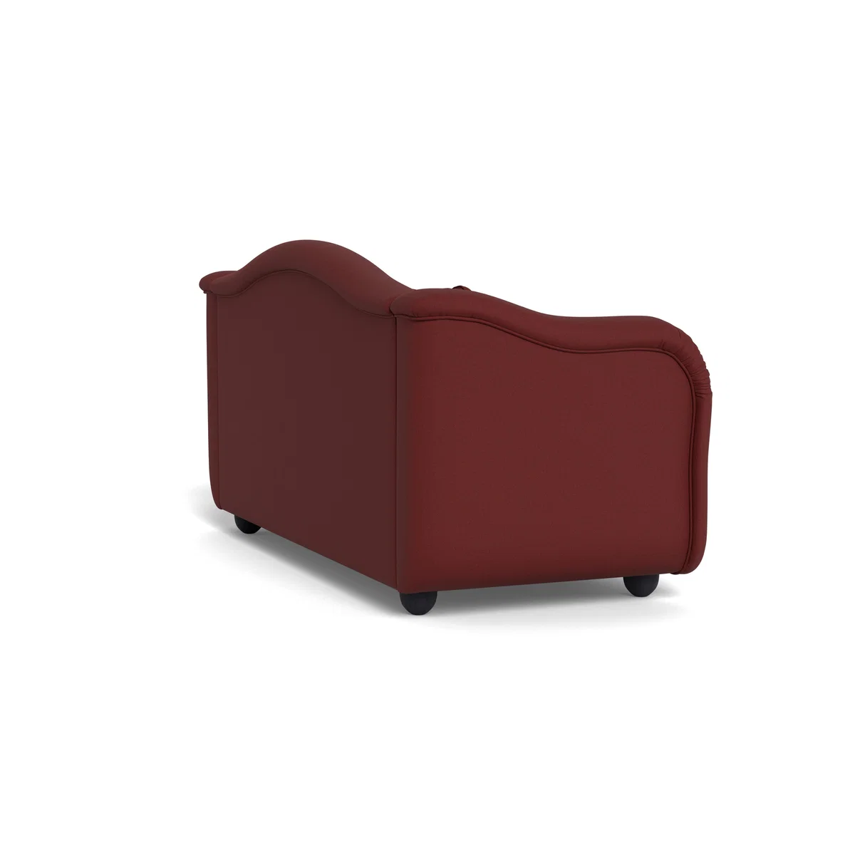 Heal's Tetbury 3 Seater Sofa Capelo Linen-Cotton Etruscan Red Black Feet – image 5