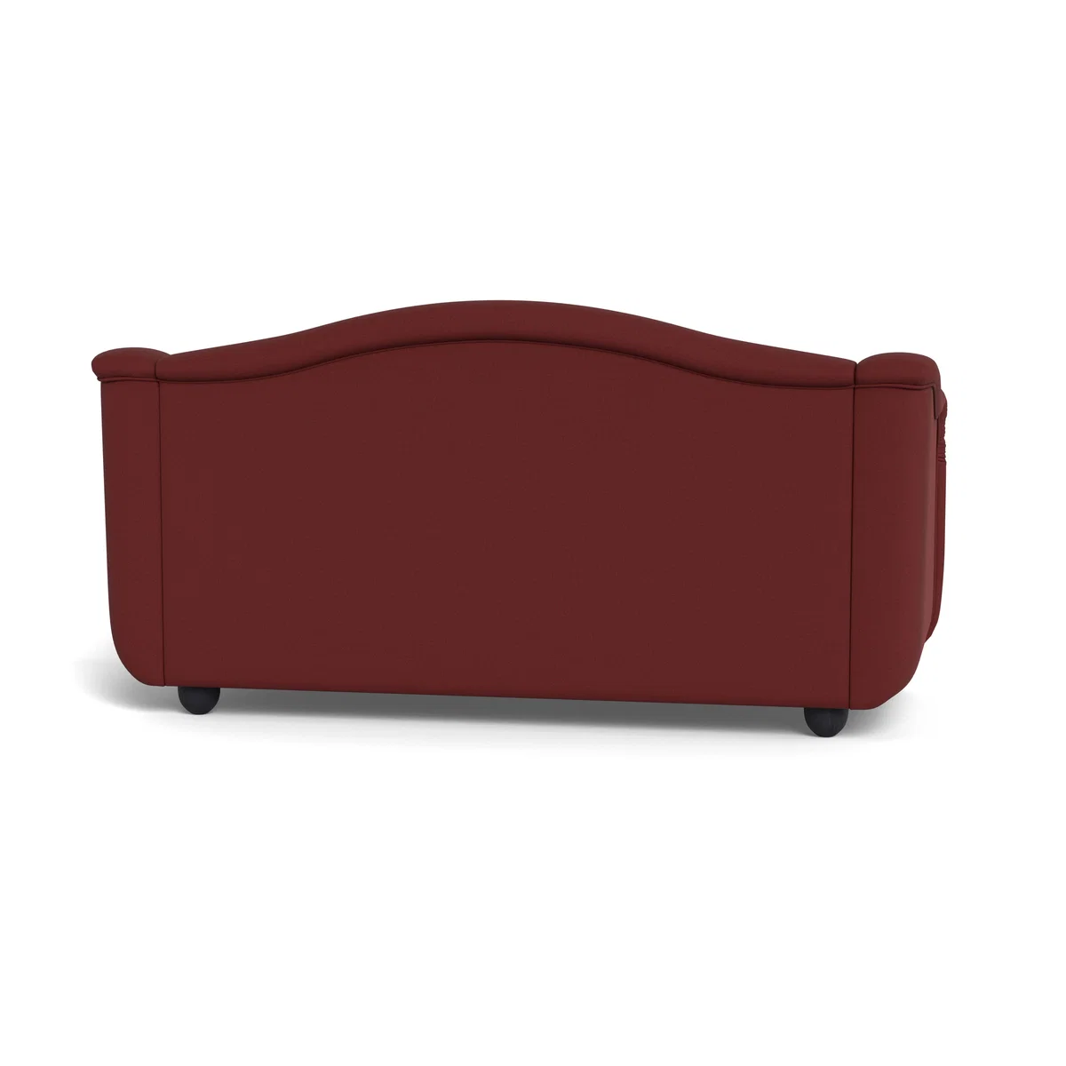 Heal's Tetbury 3 Seater Sofa Capelo Linen-Cotton Etruscan Red Black Feet – image 6