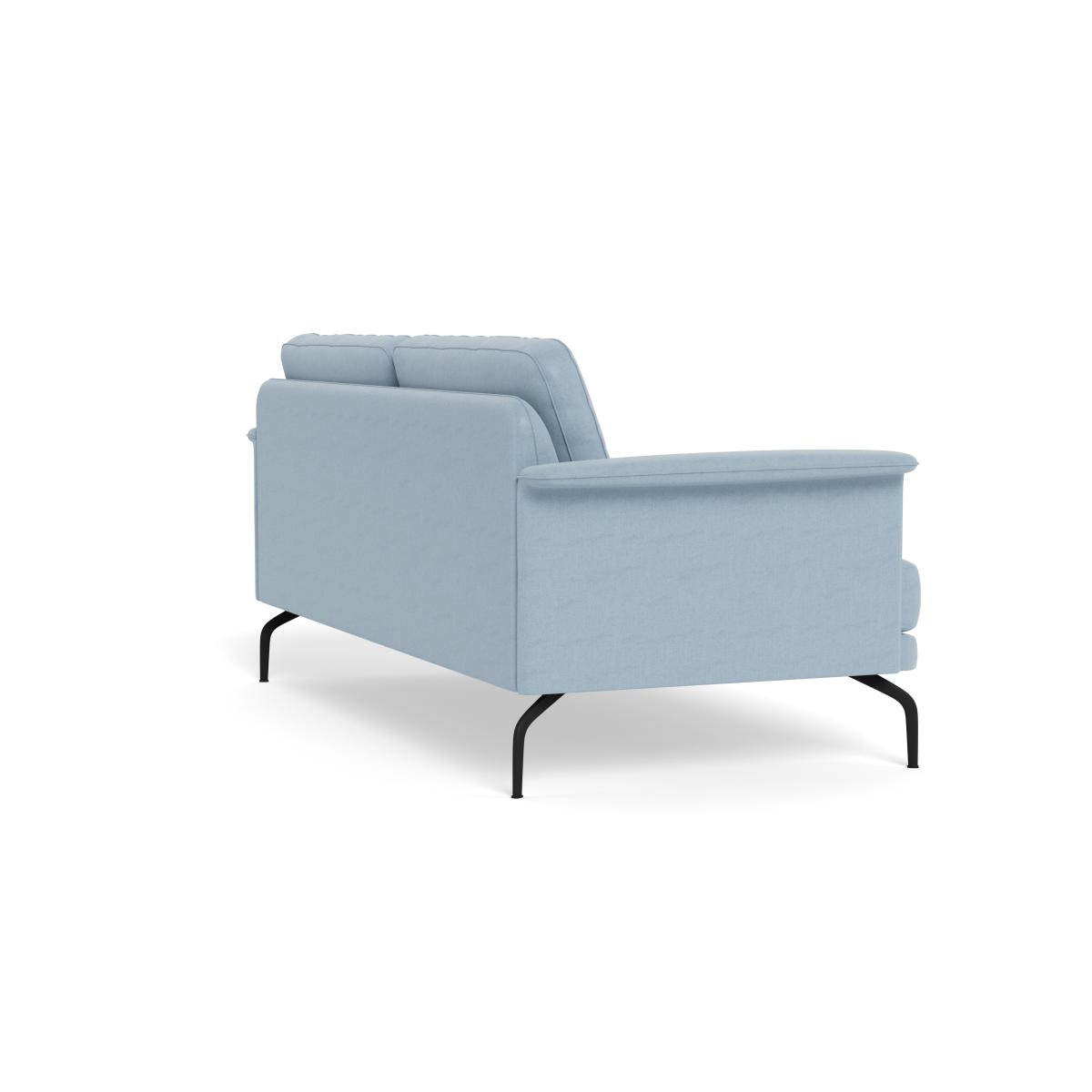 Heal's Iver 3 Seater Sofa Capelo Cotton-Linen Sea Shanty Black Feet – image 5