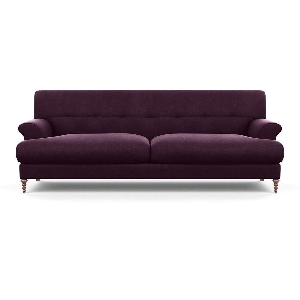Scp Oscar 3 Seater Formal Sofa Texture Ink Walnut Feet - Heal's UK Furniture – image 9