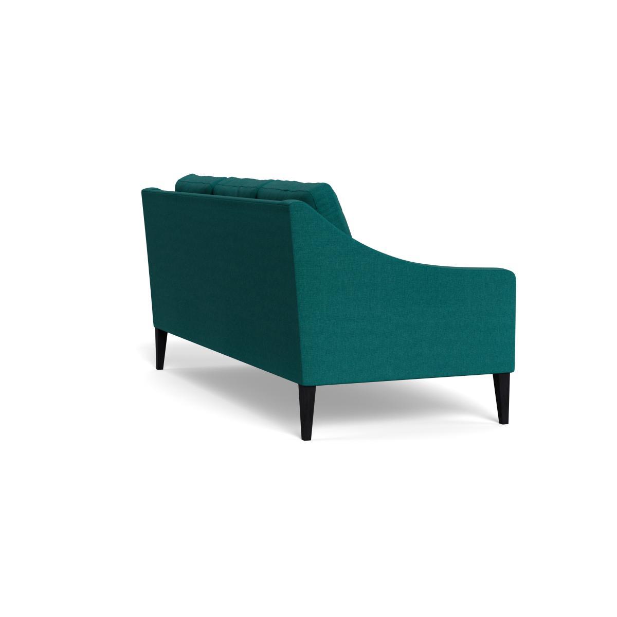 Heal's Richmond 3 Seater Sofa Brushed Cotton Pine Black Feet - Heal's UK Furniture – image 4