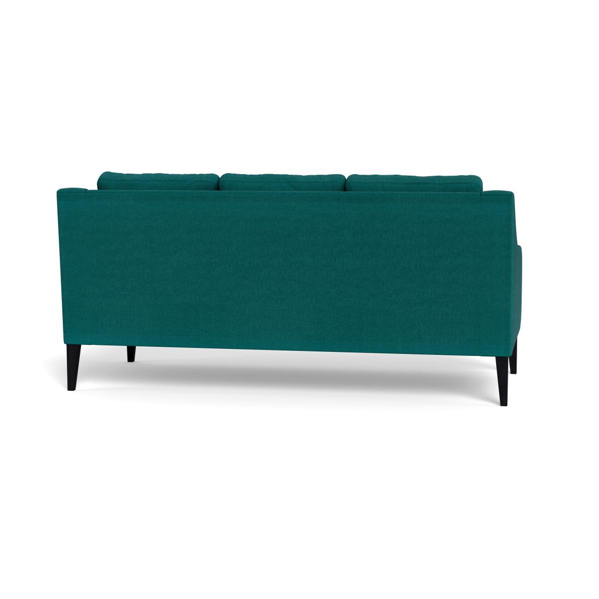 Heal's Richmond 3 Seater Sofa Brushed Cotton Pine Black Feet - Heal's UK Furniture – image 5
