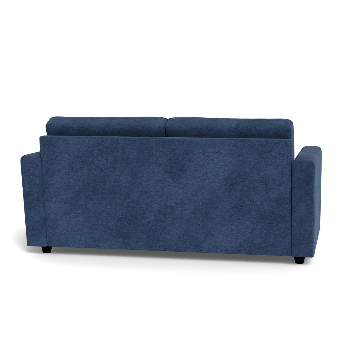 Heal's Nimbus 3 Seater Sofa Broadweave Lagoon Black Feet – image 5