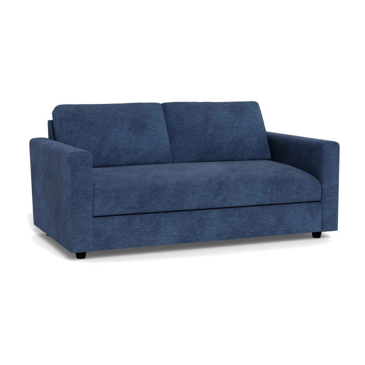 Heal's Nimbus 3 Seater Sofa Broadweave Lagoon Black Feet – image 1