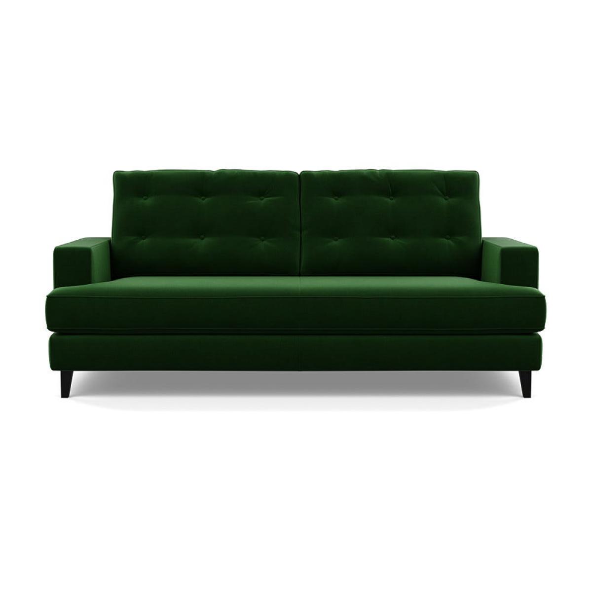 Heal's Mistral 3 Seater Sofa Smart Velvet Forest Black Feet – image 2