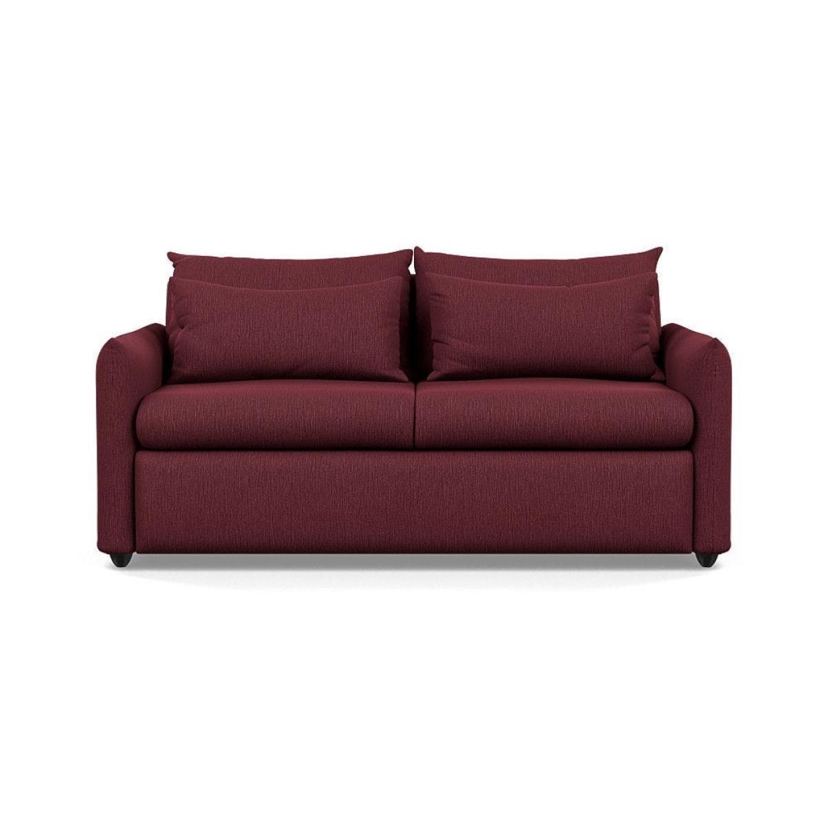 Heal's Pillow 3 Seater Sofa Bed Smart Linen Grey Black Painted Oak Feet - Heal's UK Furniture – image 15