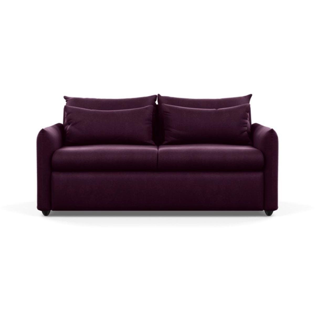 Heal's Pillow 3 Seater Sofa Bed Smart Linen Grey Black Painted Oak Feet - Heal's UK Furniture – image 3
