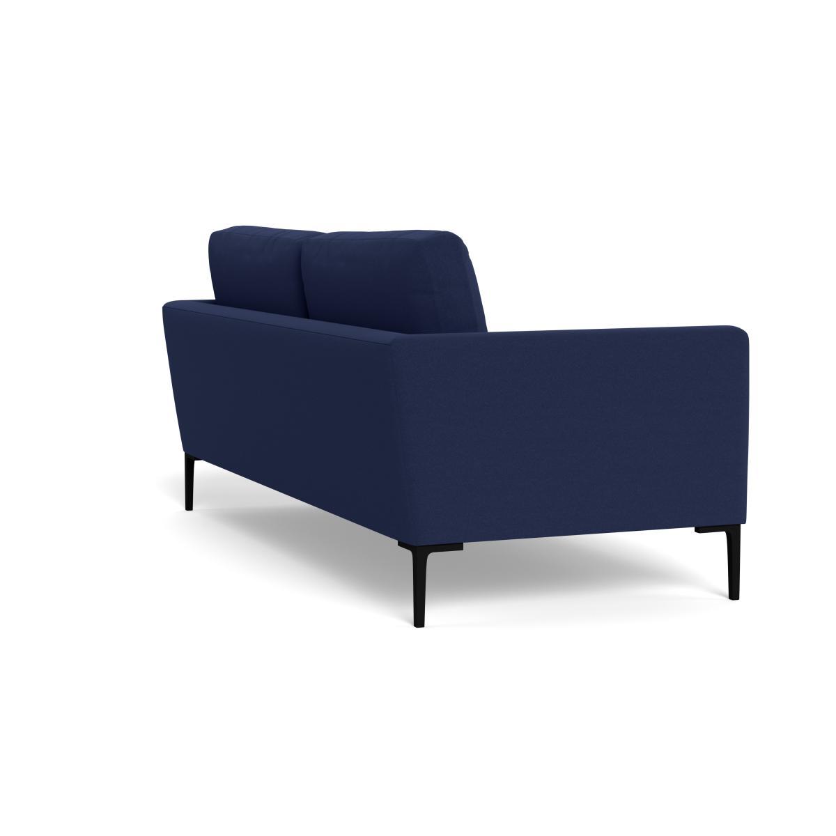 Heal's Eton 3 Seater Sofa Melton Wool New Navy Brass Feet - Heal's UK Furniture – image 4