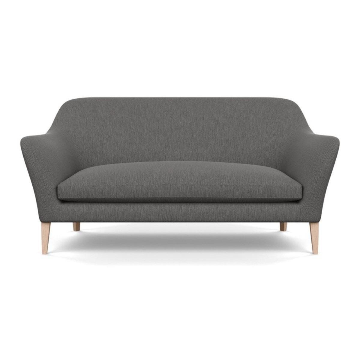 Heal's Wallis 3 Seater Sofa Velvet Midnight Walnut Feet - Heal's UK Furniture – image 11
