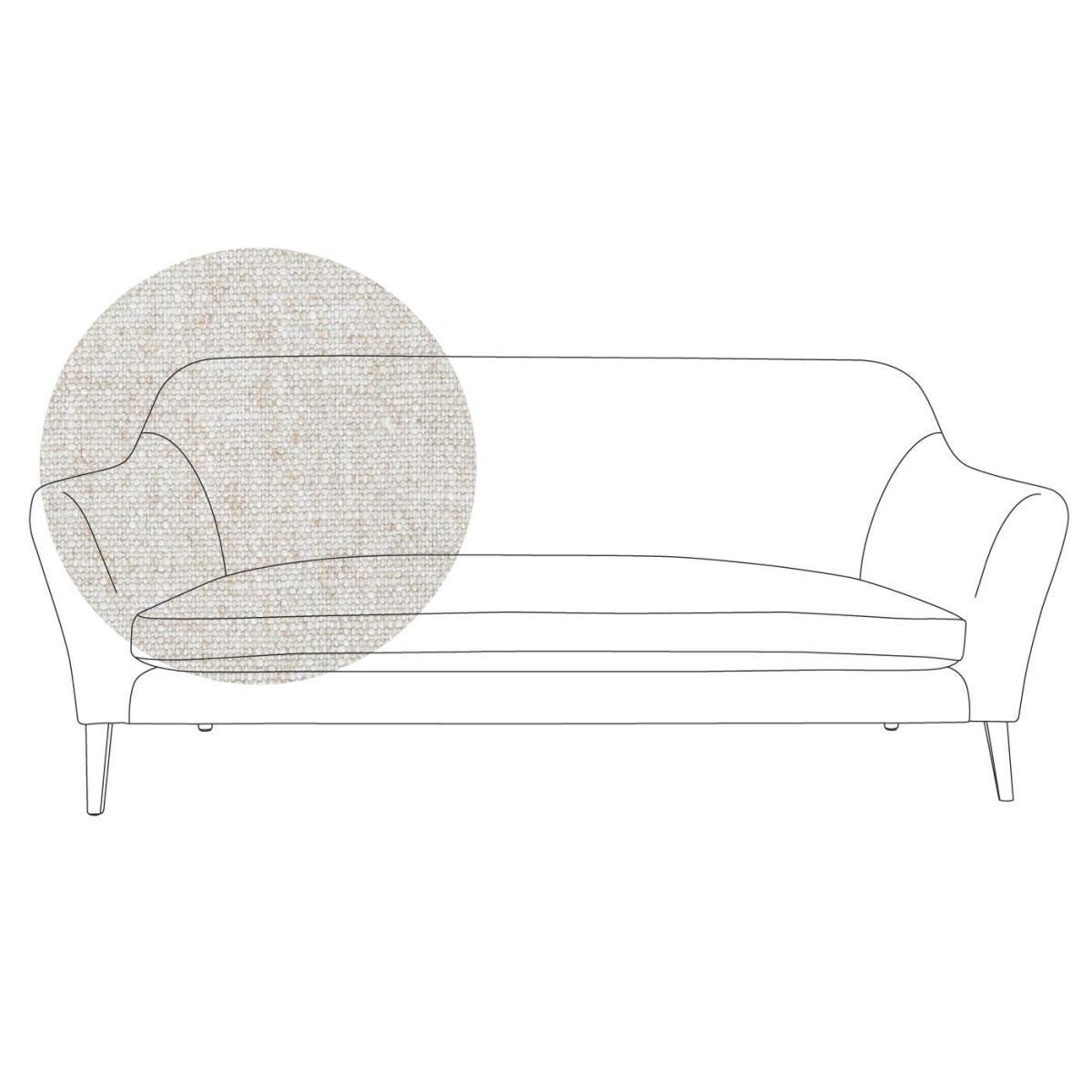 Heal's Wallis 3 Seater Sofa Velvet Midnight Walnut Feet - Heal's UK Furniture – image 13