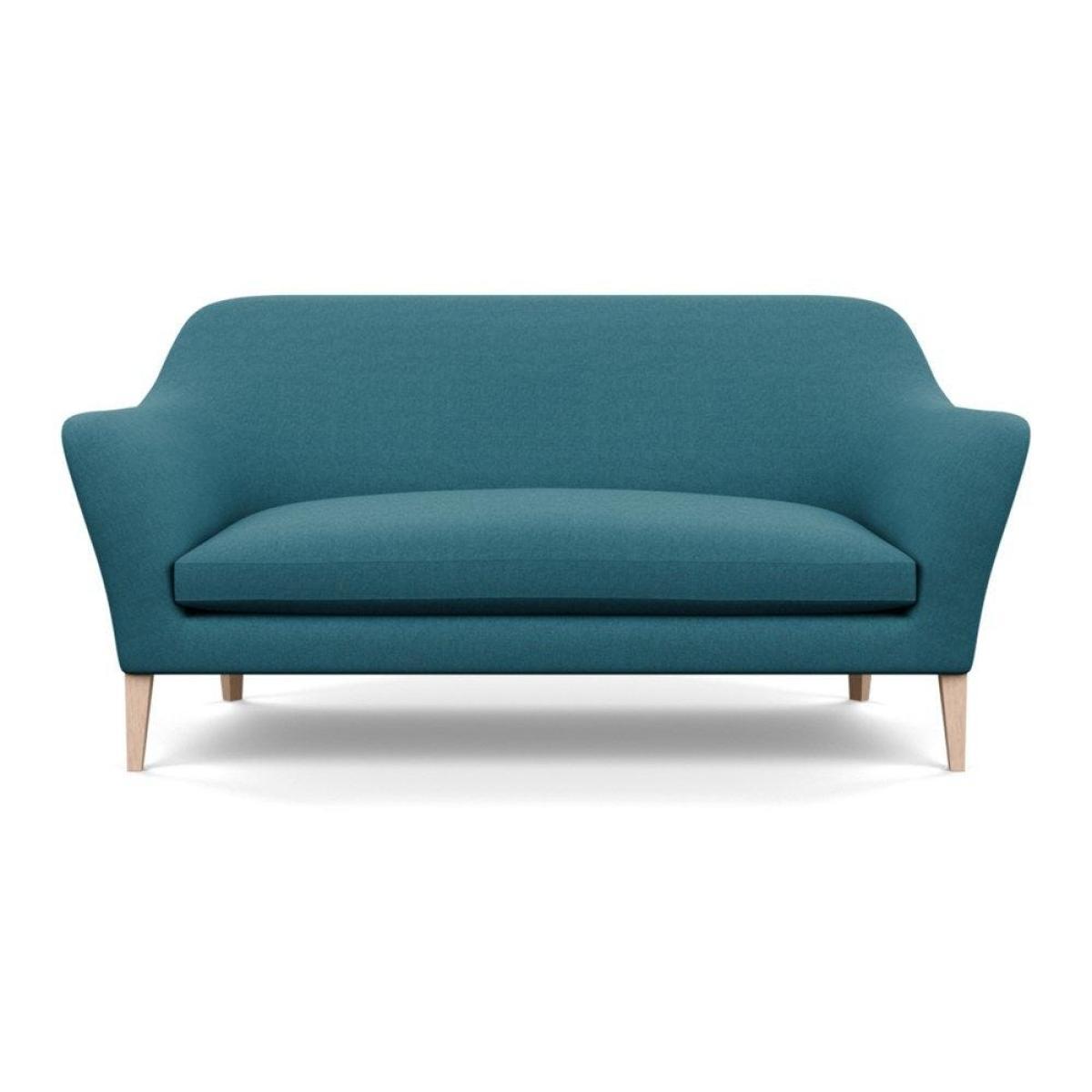 Heal's Wallis 3 Seater Sofa Velvet Midnight Walnut Feet - Heal's UK Furniture – image 3