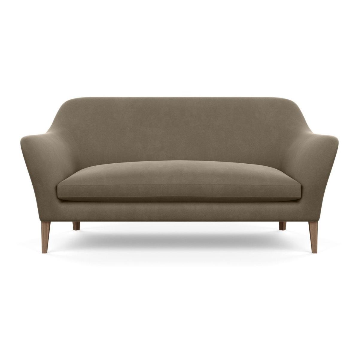 Heal's Wallis 3 Seater Sofa Velvet Midnight Walnut Feet - Heal's UK Furniture – image 21