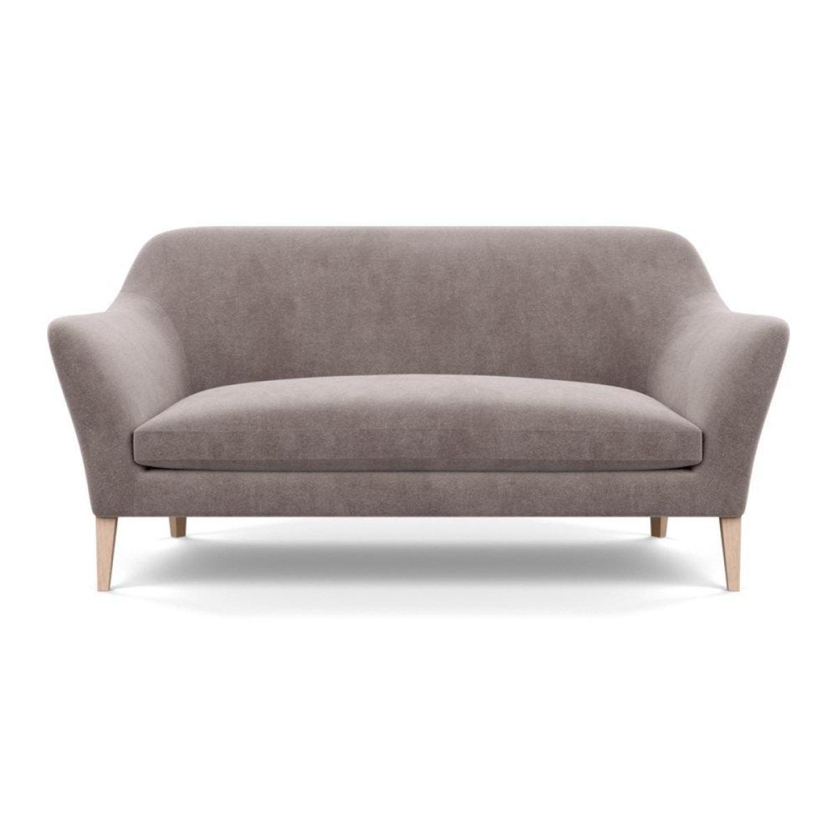 Heal's Wallis 3 Seater Sofa Velvet Midnight Walnut Feet - Heal's UK Furniture – image 34