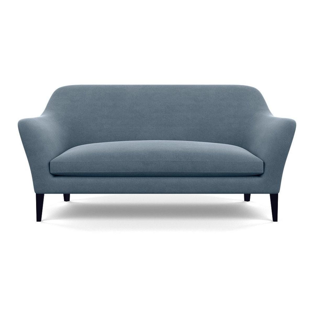 Heal's Wallis 3 Seater Sofa Velvet Midnight Walnut Feet - Heal's UK Furniture – image 44