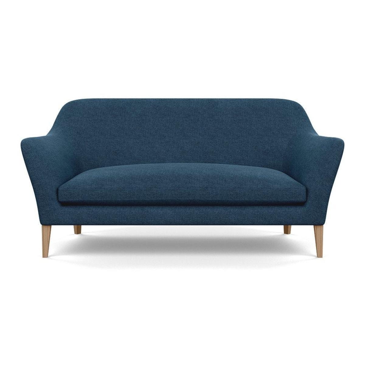 Heal's Wallis 3 Seater Sofa Velvet Midnight Walnut Feet - Heal's UK Furniture – image 48