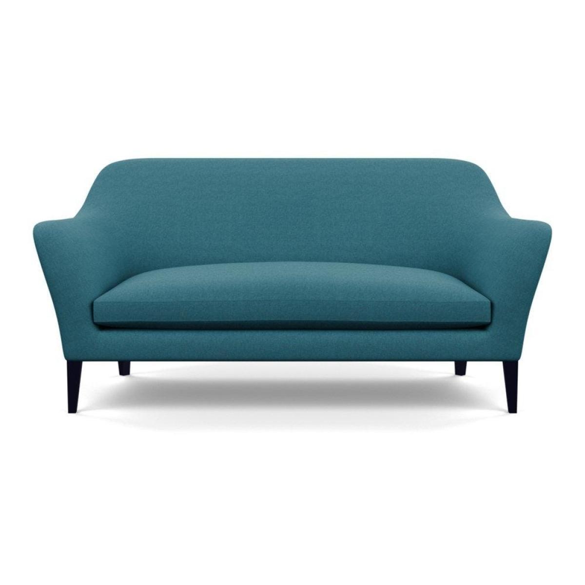Heal's Wallis 3 Seater Sofa Velvet Midnight Walnut Feet - Heal's UK Furniture – image 56
