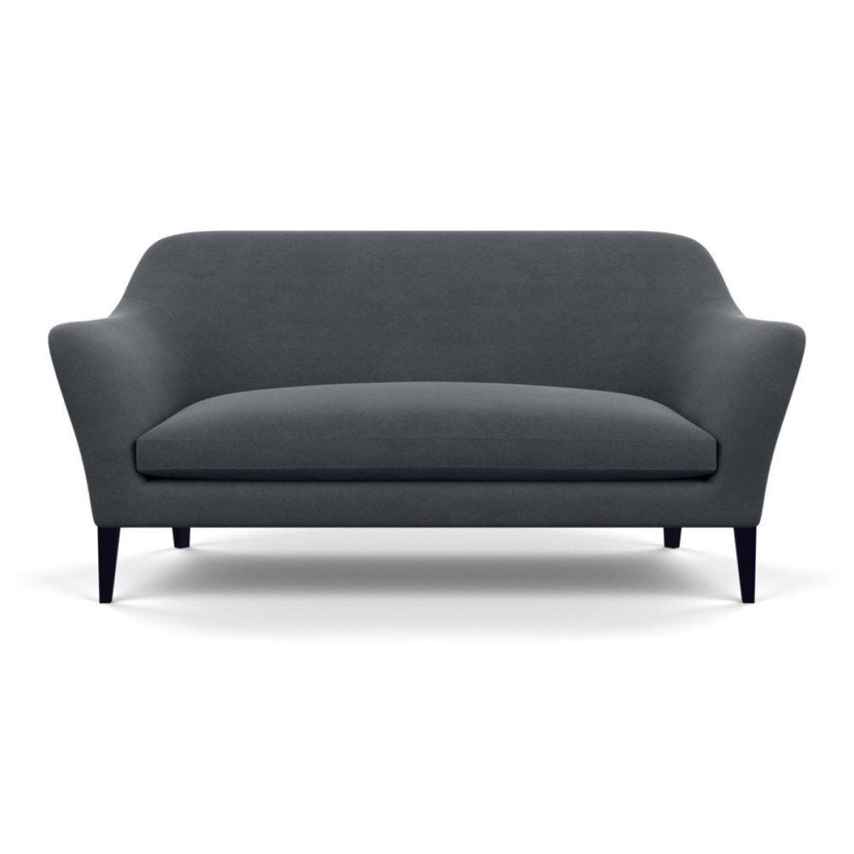 Heal's Wallis 3 Seater Sofa Velvet Midnight Walnut Feet - Heal's UK Furniture – image 58