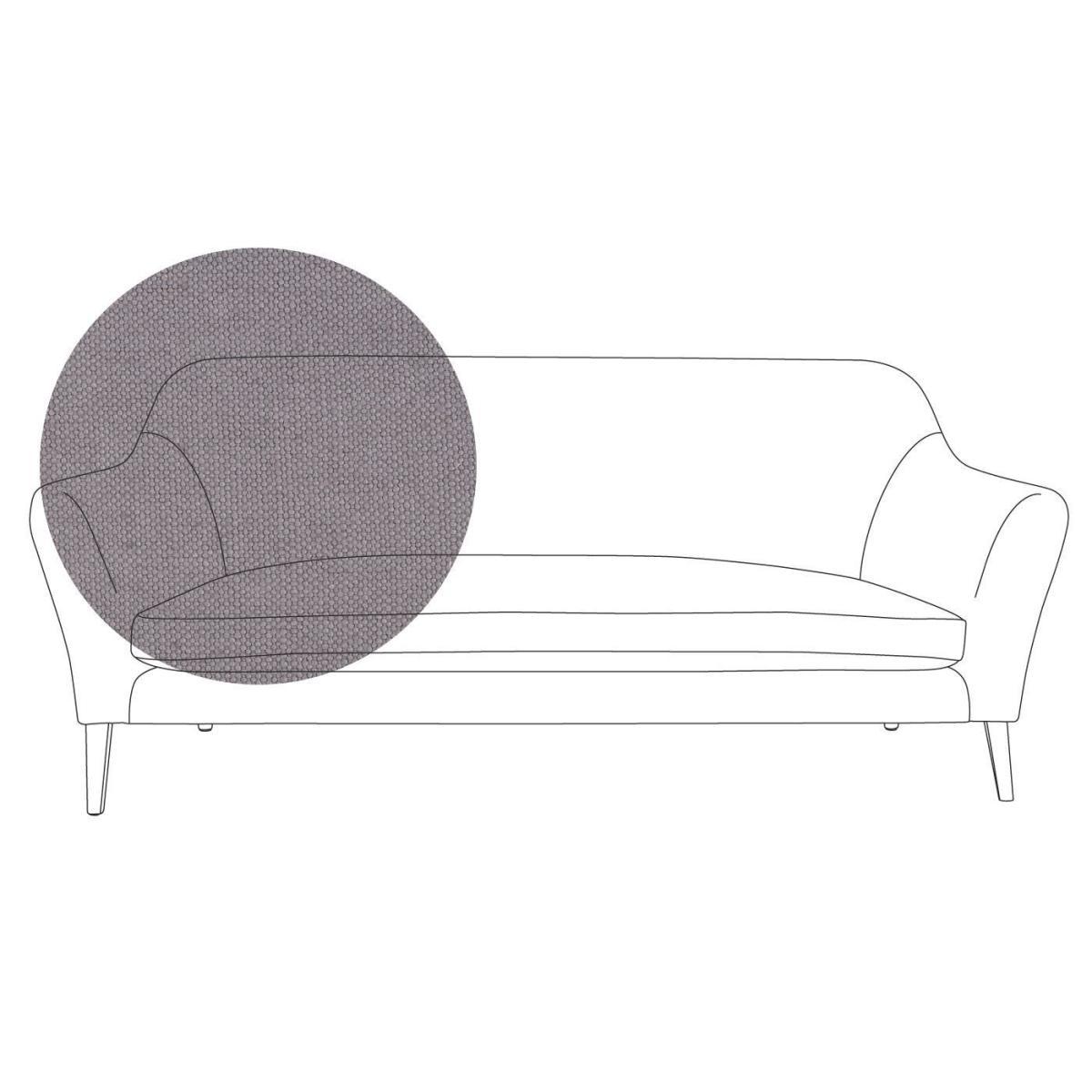 Heal's Wallis 3 Seater Sofa Velvet Midnight Walnut Feet - Heal's UK Furniture – image 60