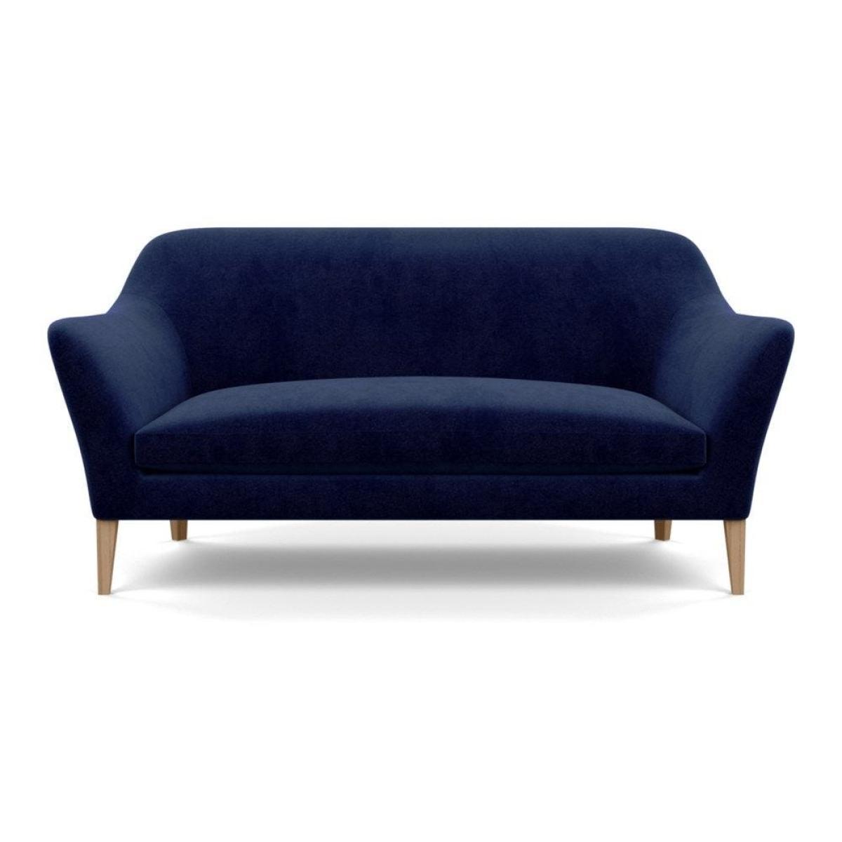 Heal's Wallis 3 Seater Sofa Velvet Midnight Walnut Feet - Heal's UK Furniture – image 70