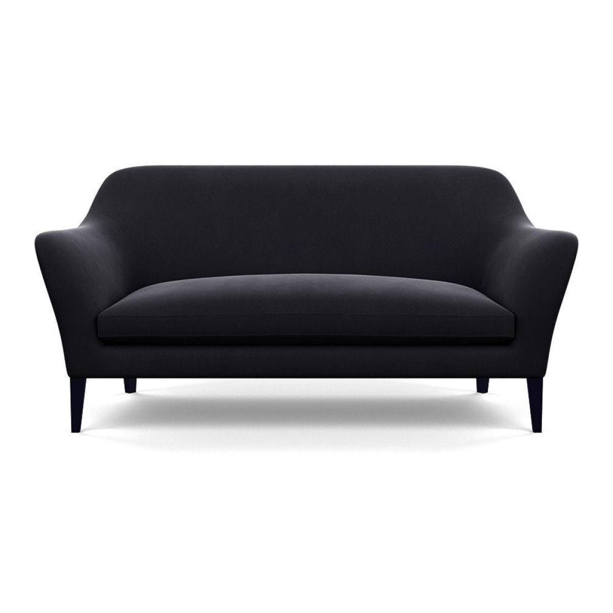 Heal's Wallis 3 Seater Sofa Velvet Midnight Walnut Feet - Heal's UK Furniture – image 73