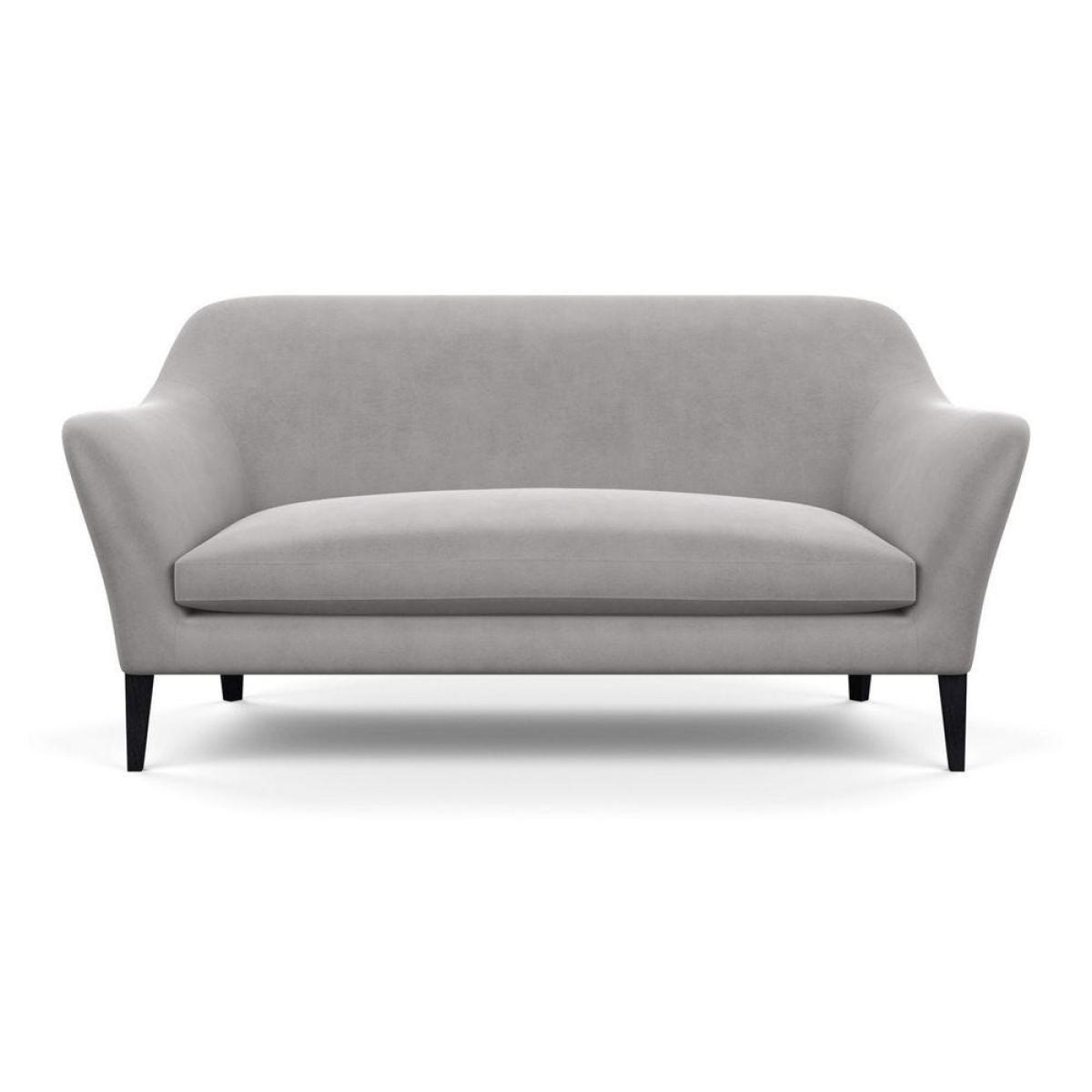 Heal's Wallis 3 Seater Sofa Velvet Midnight Walnut Feet - Heal's UK Furniture – image 74