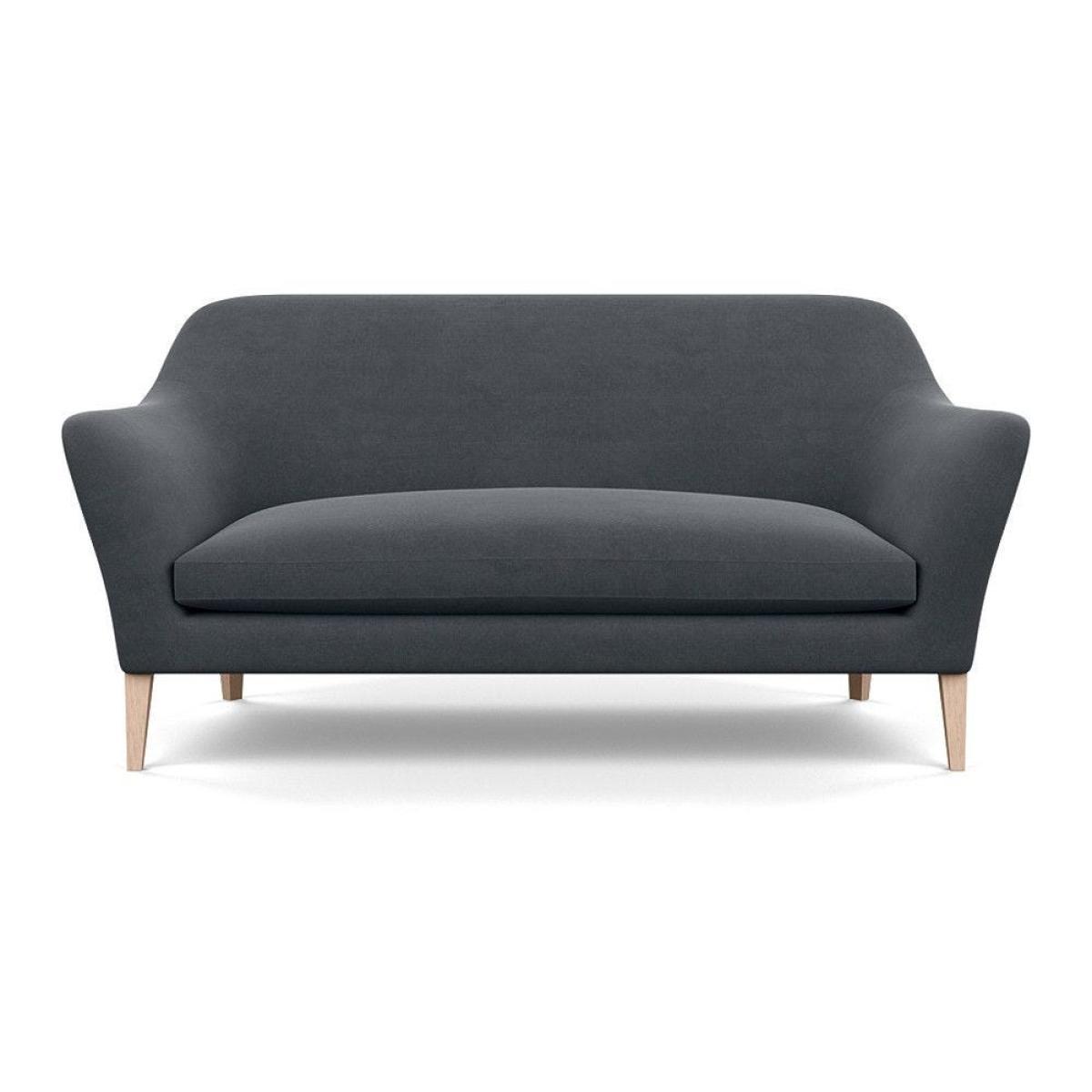 Heal's Wallis 3 Seater Sofa Velvet Midnight Walnut Feet - Heal's UK Furniture – image 82