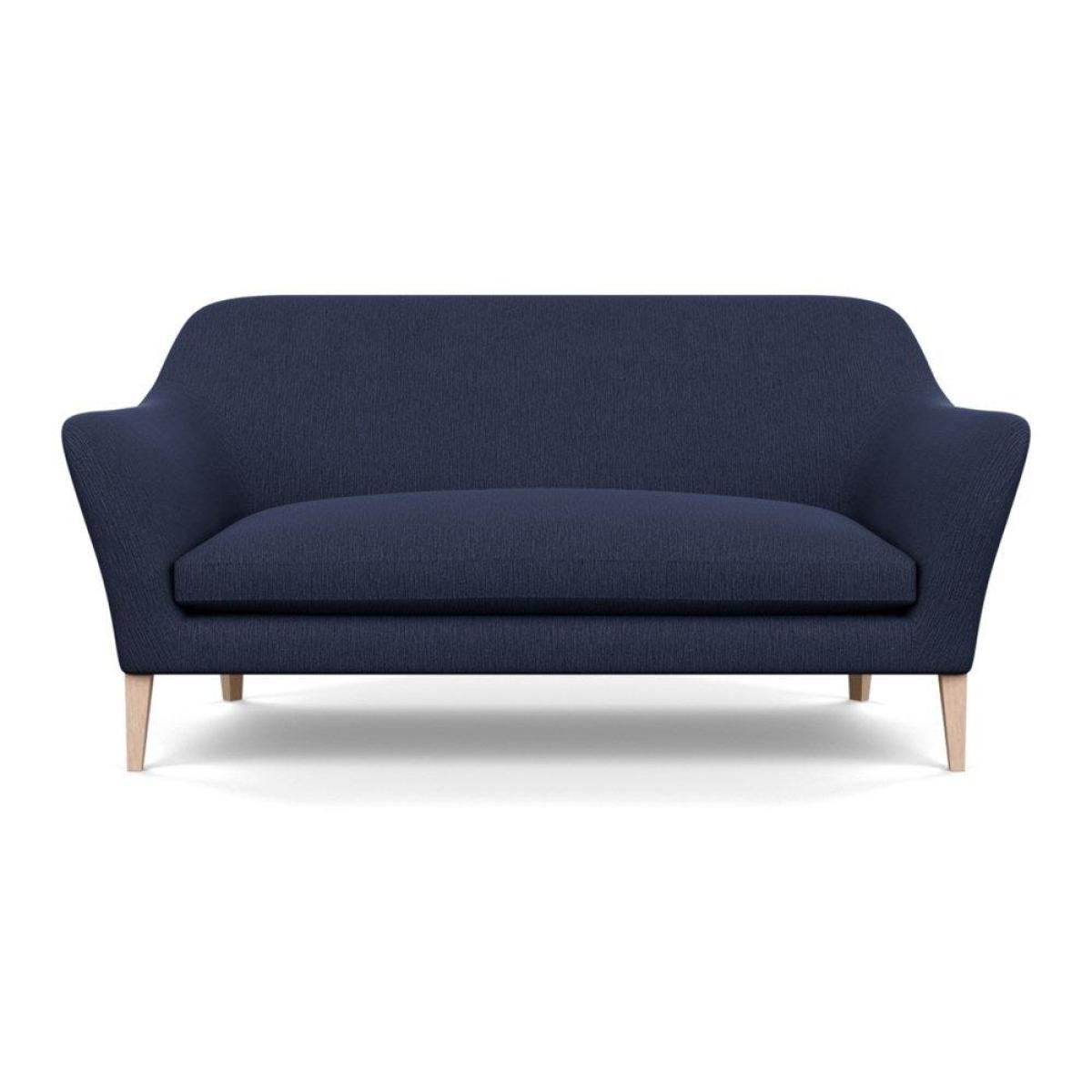 Heal's Wallis 3 Seater Sofa Velvet Midnight Walnut Feet - Heal's UK Furniture – image 86