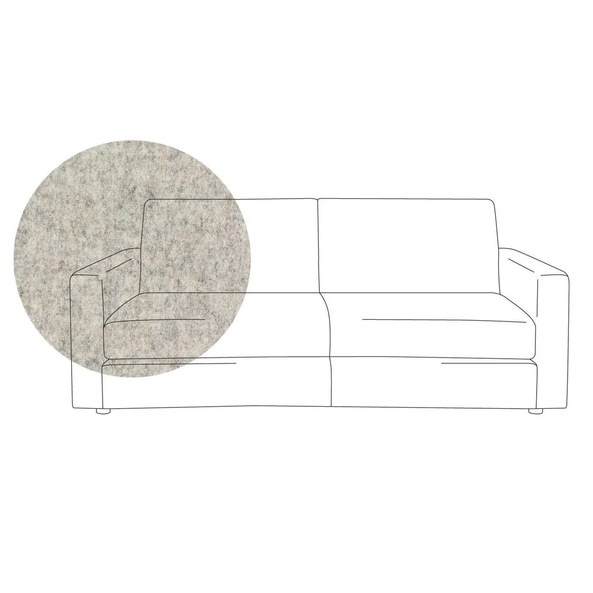 Heal's Nimbus 3 Seater Sofa Capleo LinenCotton Inkspot - Heal's UK Furniture – image 51