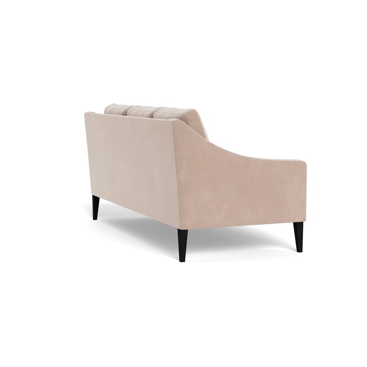 Heal's Richmond 3 Seater Sofa Smart Velvet Pebble Black Feet – image 5