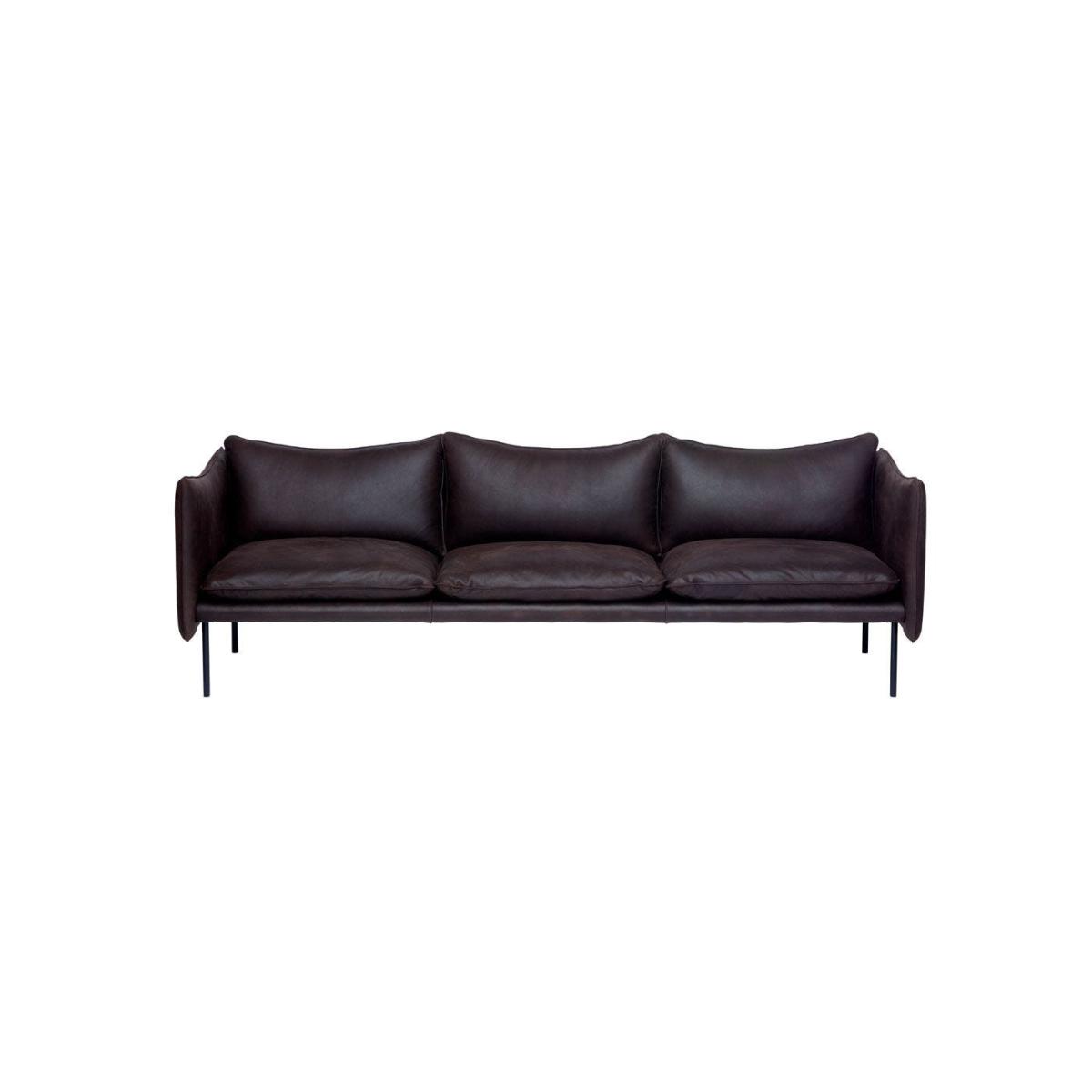 Fogia Tiki 3 Seater Sofa Vintage Dark Chocolate Leather - Heal's UK Furniture – image 2