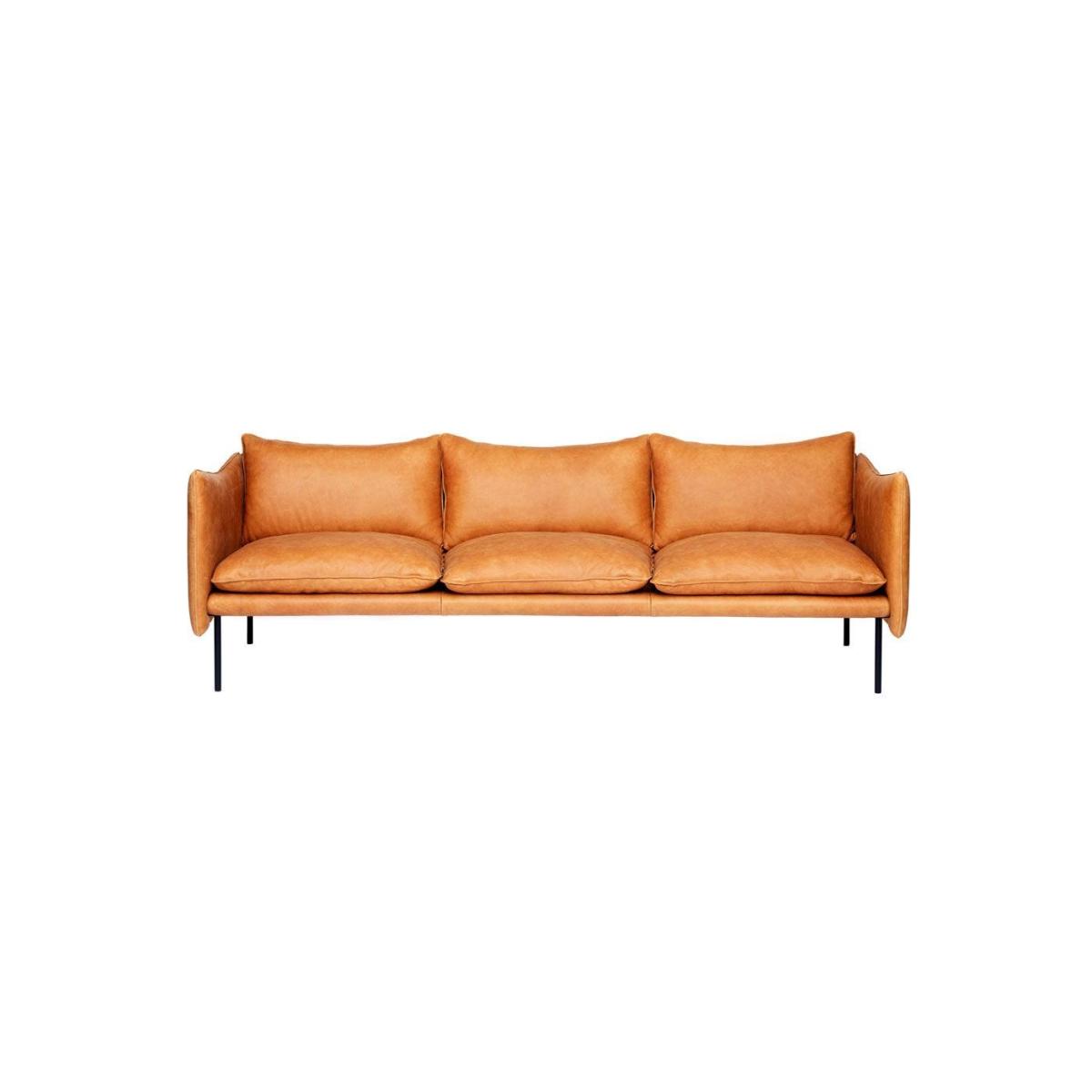 Fogia Tiki 3 Seater Sofa Vintage Dark Chocolate Leather - Heal's UK Furniture – image 3