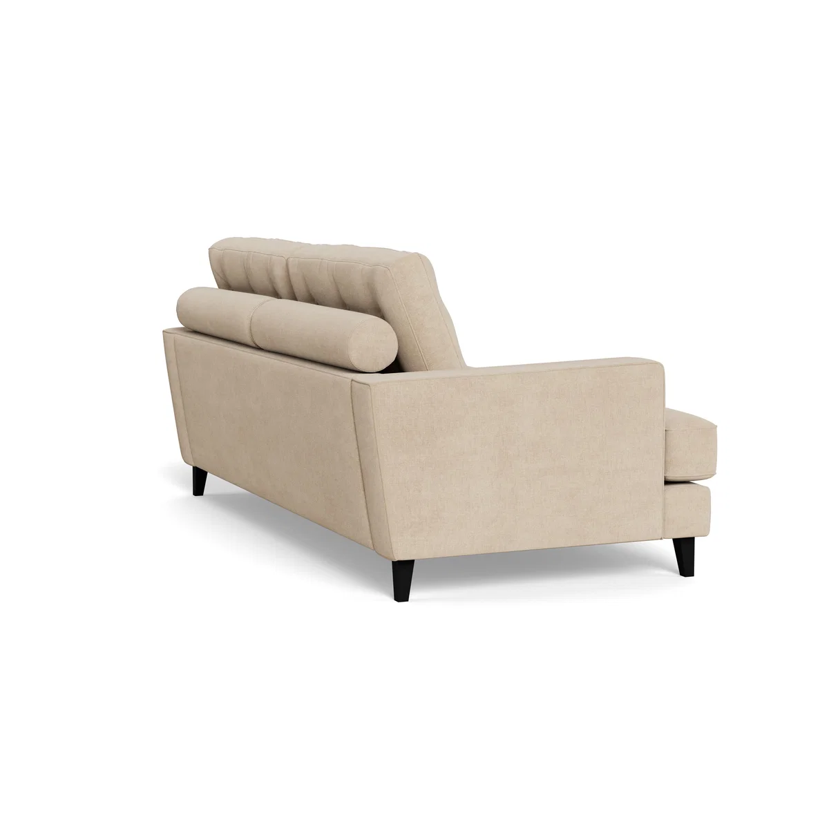 Heal's Mistral 3 Seater Sofa Brushed Cotton Oat Black Feet – image 5