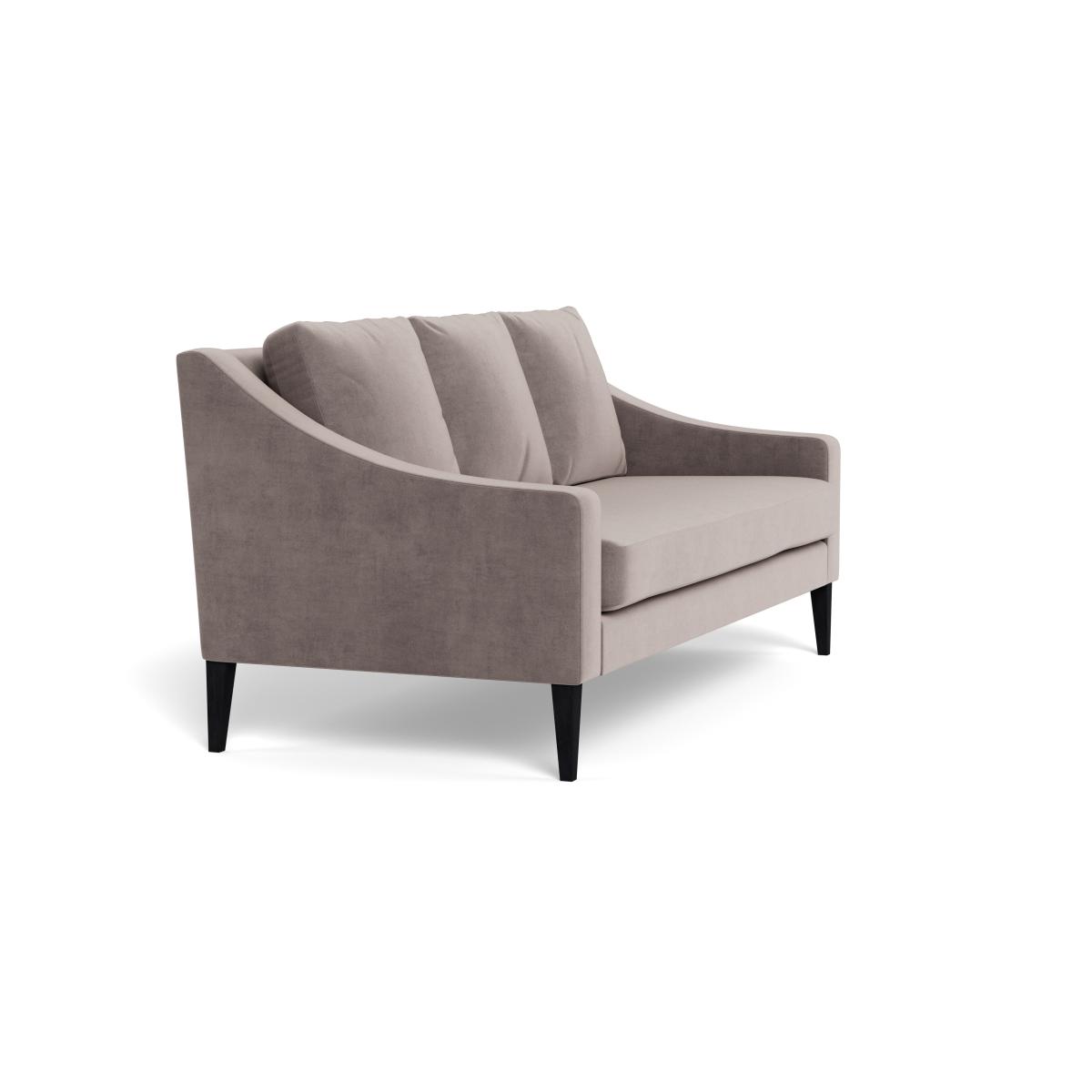 Heal's Richmond 3 Seater Sofa Smart Luxe Velvet Mushroom Natural Ash Feet – image 3