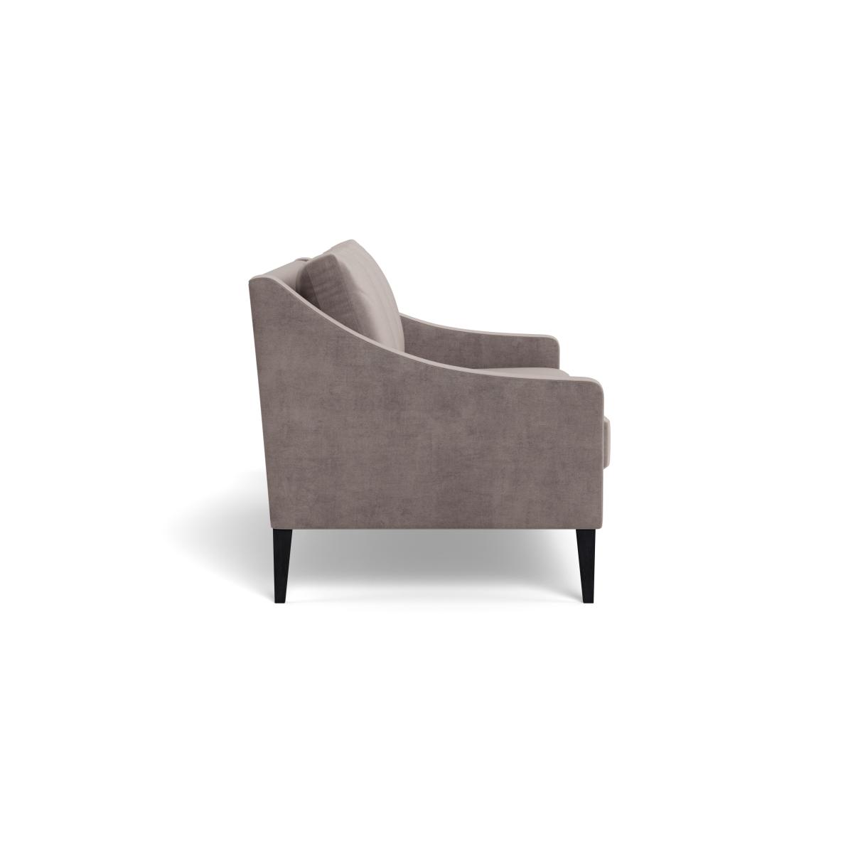 Heal's Richmond 3 Seater Sofa Smart Luxe Velvet Mushroom Natural Ash Feet – image 4