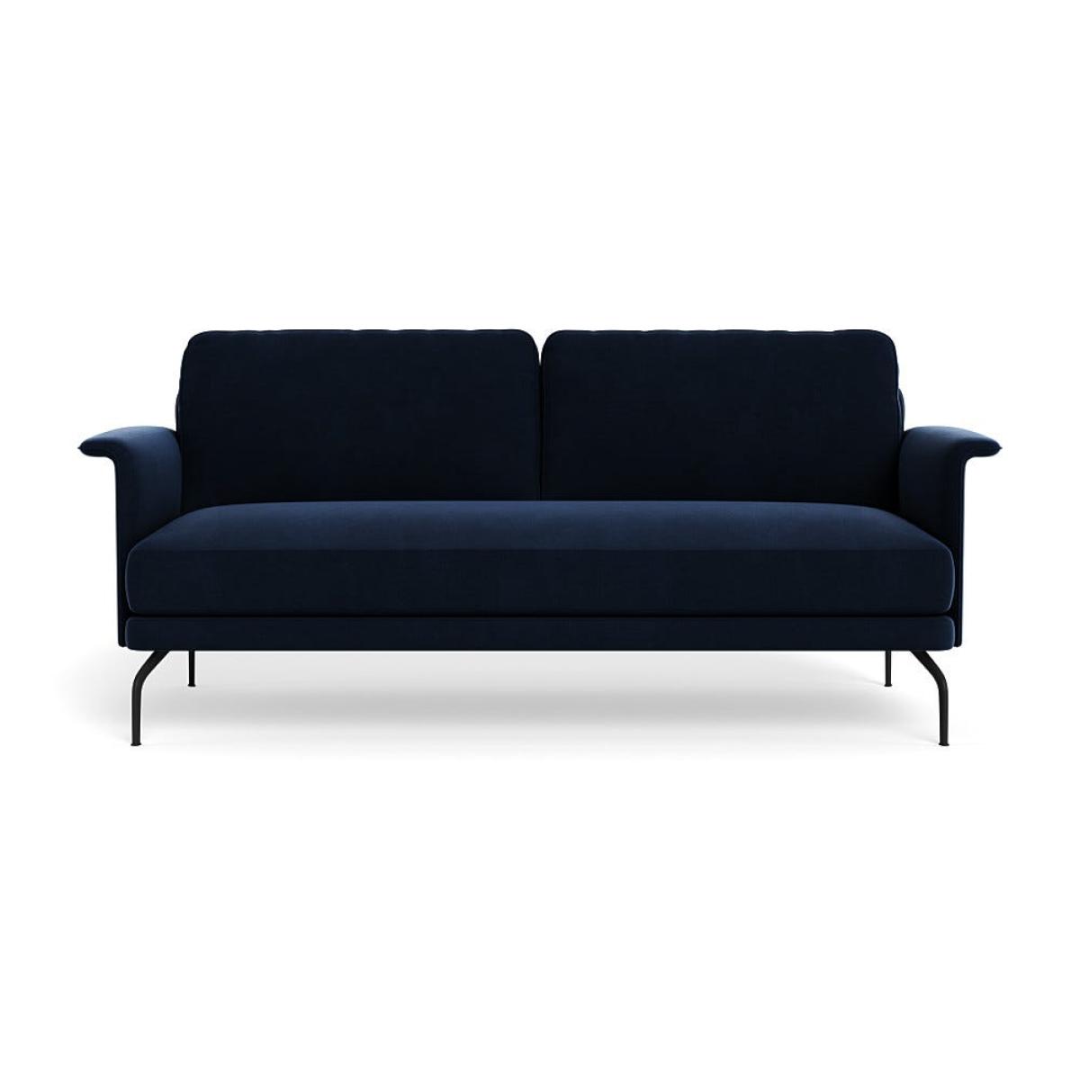 Heal's Iver 3 Seater Sofa Smart Velvet Dusk Black Feet – image 2