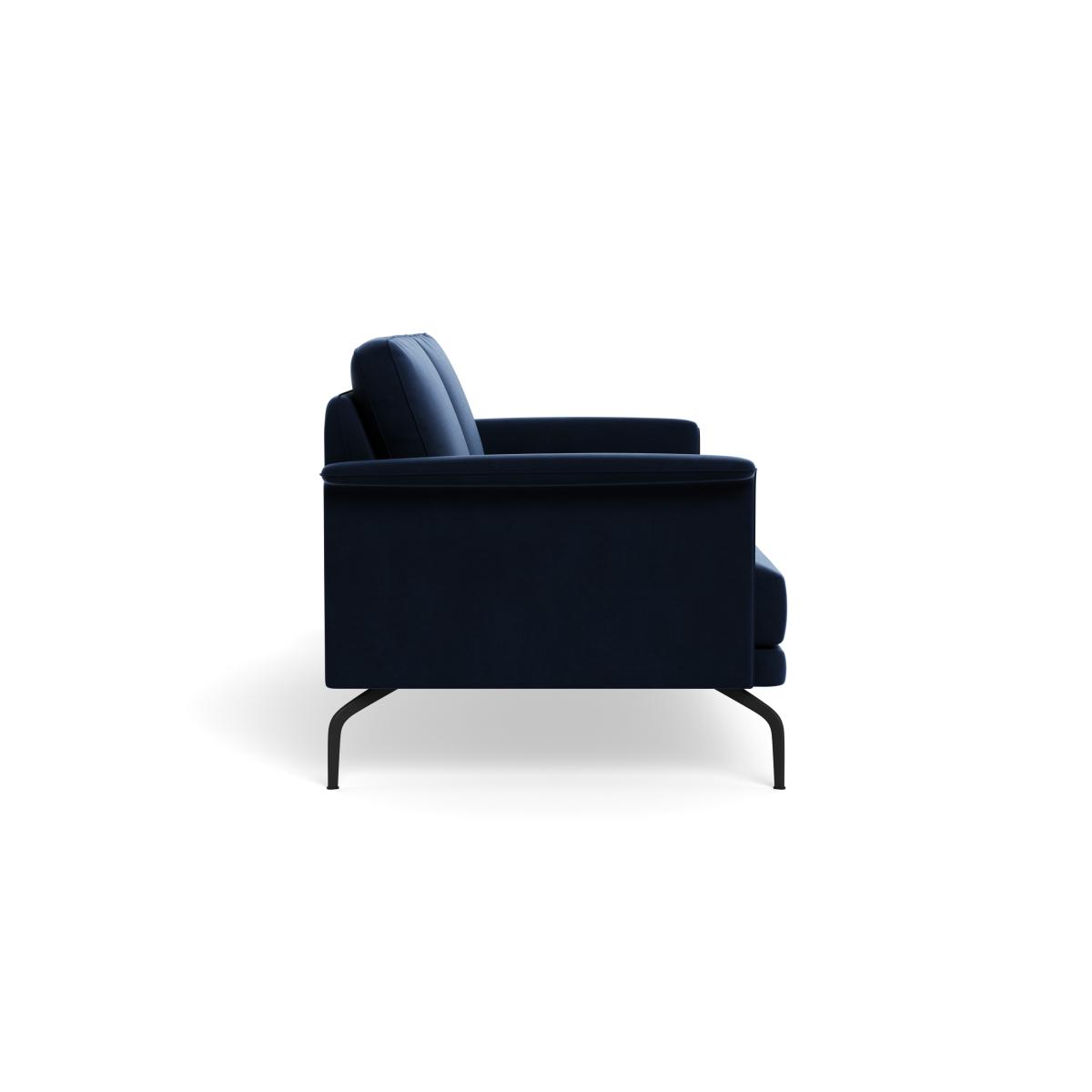Heal's Iver 3 Seater Sofa Smart Velvet Dusk Black Feet – image 4